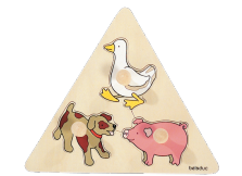 Driehoekpuzzel Dieren 10123